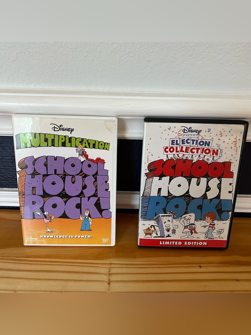 School House Rock DVDs Set of Two Election Collections And Multiplications